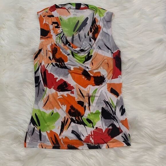 NWOT. Worthington Sleeveless Cowl Neck Top - Picture 1 of 3